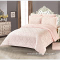 Set comforter perkahwinan mewah berkilat saiz queen